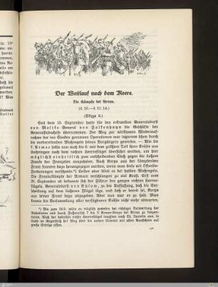 Der Wettlauf nach dem Meere. Die Kämpfe bei Arras