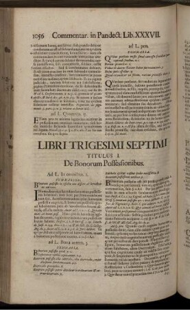 Libri Trigesimi Septimi.