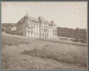 Baden-Baden, Ebersteinburg, Dr. Rumpfs Sanatorium, Liegehallen nach Süden.