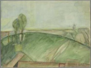 Landschaft mit Turm der Neuenburg