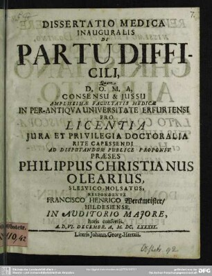 De partu difficili