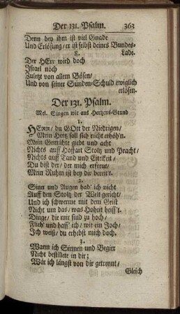 Der 131. Psalm. - Der 140. Psalm.