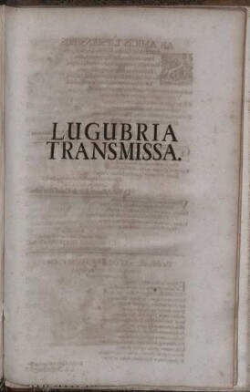 Lugubria Transmissa.