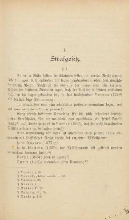 I. Strafgesetz