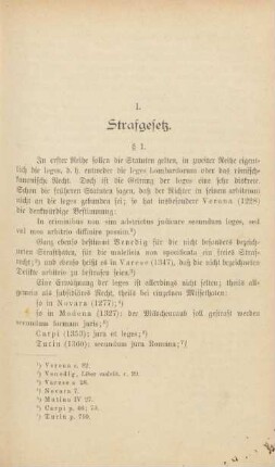 I. Strafgesetz
