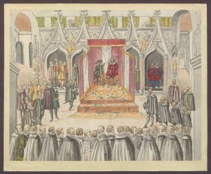 Erbhuldigungsfeier zu Konstanz vor Erzherzog Leopold von Österreich