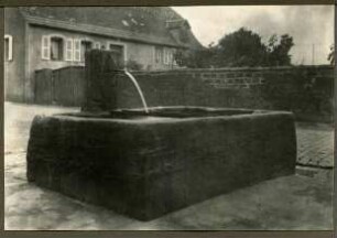 Oberdorf. Laufbrunnen, Sandstein