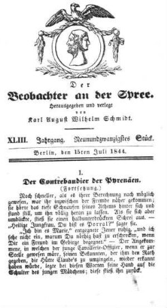 29. Stueck, 15. Juli 1844