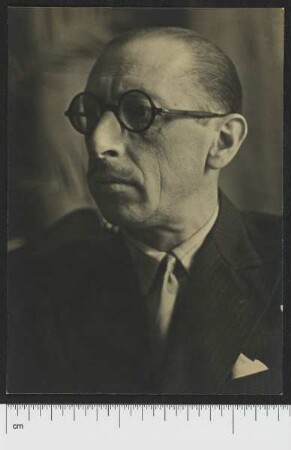 Porträtaufnahme Igor Stravinsky