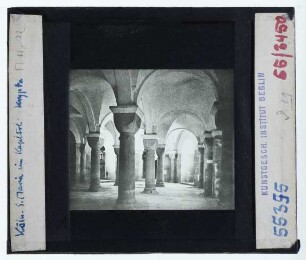 Köln, St. Maria im Kapitol : Innenansicht, Krypta