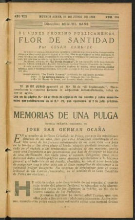 1924008345: Memorias de una pulga : novela inédita