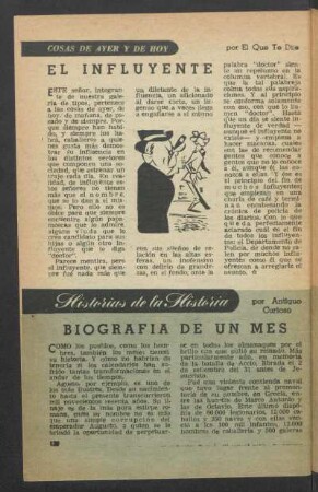 Biografía de un mes : Historias de la historia