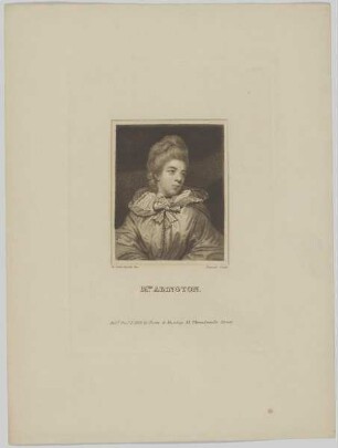 Bildnis der Frances Barton Abington (1737-1815)