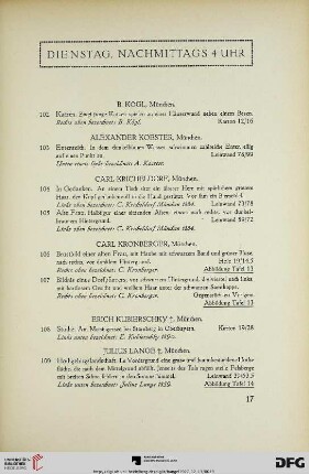 Dienstag, nachmittags (Nr. 102-228)