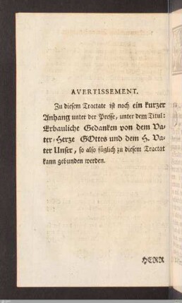 Vorbereitungs-Gebet, Die erste Betrachtung.
