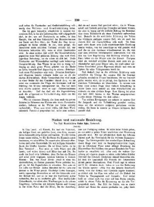 Nation und nationale Erziehung : (Schluß)