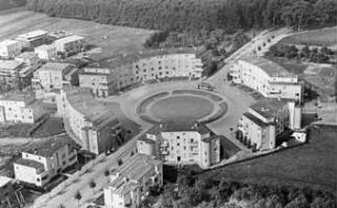 Gesamtanlage; Hanau, Gesamtanlage Großwohnsiedlung Beethovenplatz