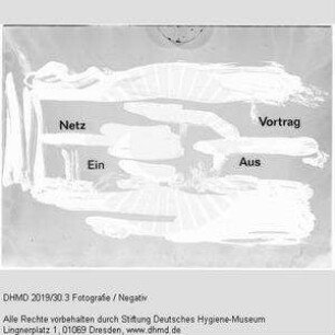 Beschriftung der Gläsernen Zelle für West-Berlin