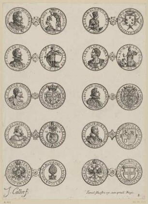 Münzbildnisse Europäischer Herrscher (1565 – 1624)