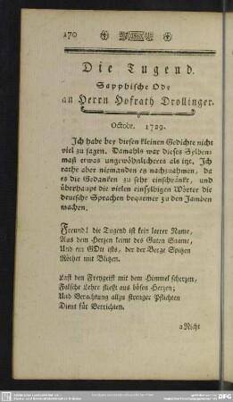 Die Tugend