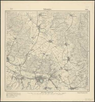 Meßtischblatt 2991 : Salzungen, 1919 : Salzungen. - Aufn. 1905, Nachtr. 1919. - 1:25000. - [Berlin]: Reichsamt für Landesaufnahme, 1919. - 1 Kt.