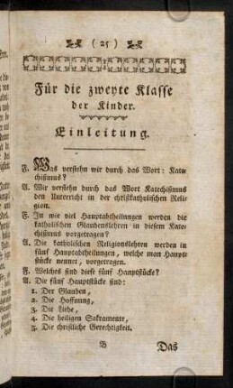 25-39, Einleitung. - Das erste Hauptstück. Von dem Glauben.