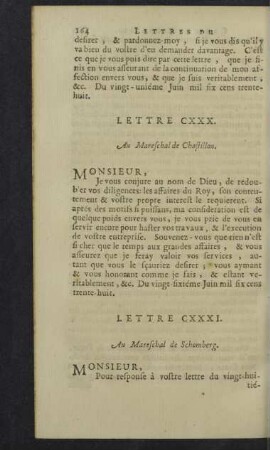 Lettre CXXX. - CXXXIX.