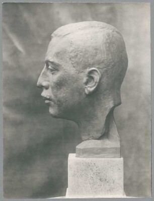 Porträt Richard von Kühlmann, 1917/18, Bronze