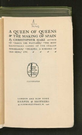 A queen of queens : the making of Spain