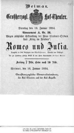 Romeo und Julia