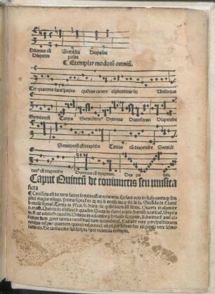 Caput Quintu[m] de coniunctis seu musica ficta