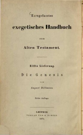 Die Genesis