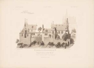Burg Cochem: Ansicht (aus: Architektonisches Skizzenbuch, H. 127/4, 1874)