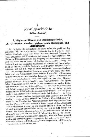 Schulgeschichte