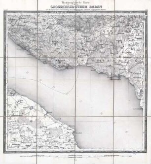 Topographische Karte über das Großherzogthum Baden. Sect.XII.7., Bl. 53 Meersburg