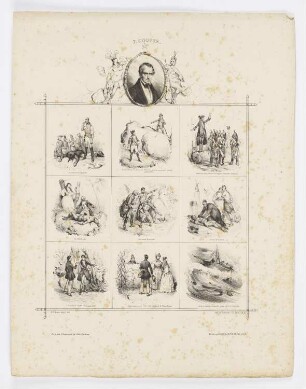 Fenimore Cooper, aus: "Moderne Illustrationen"