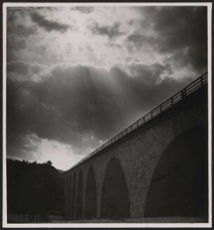 Saalebrücke Rudolphstein auf der Strecke "Leipzig-Bayreuth"