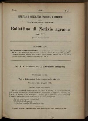Voti E Deliberazioni Delle Commissioni Consultive.