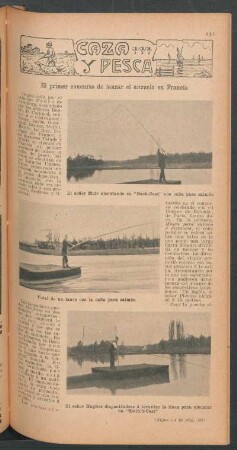 El primer concurso de lanzar el anzuelo en Francia : Caza y pesca