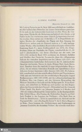 Ludwig Pastor