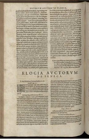 Elogia Auctorum De Seneca