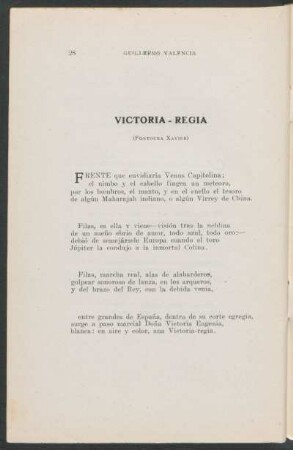 Victoria-Regia : (Fontoura Xavier)