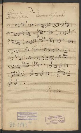 Violino concerto
