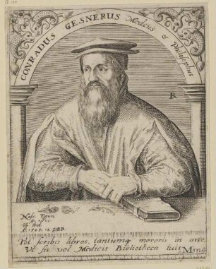 Bildnis des Conradus Gesnerus