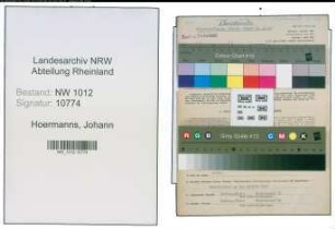 Entnazifizierung Johann Hoermanns , geb. 17.08.1907 (Angestellter)