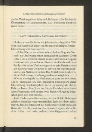 Gant, verganten, Ganthaus, Gantrecht
