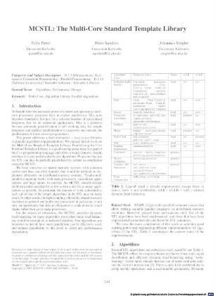 MCSTL: the multi-core standard template library