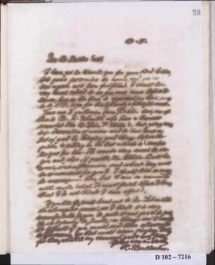 Schreiben an Baillie Scott (Brief)