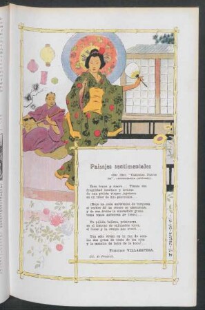 Paisajes sentimentales : (Del libro "Campanas Pascuales", recientemente publicado).