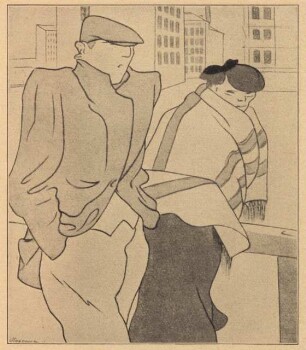 Abbildung einer Illustration von einer „Dirne mit Zuhälter“